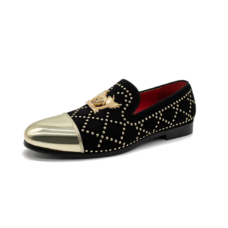 NXY Men's Loafers Shoes With Gold Toe Black Derby Shoes Casual Leather Shoes Male Metal Party Wedding Men Dress Shoes
NXY Men's Loafers Shoes With Gold Toe Black Derby Shoes Casual Leather Shoes Male Metal Party Wedding Men Dress Shoes