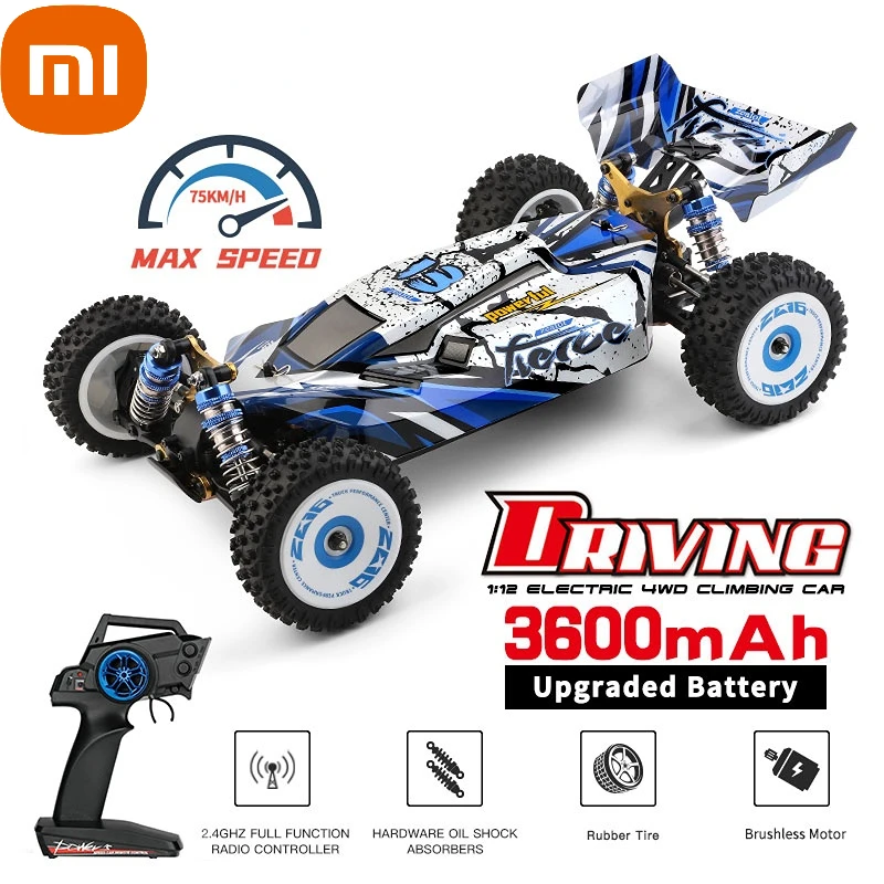 Xiaomi 124016 2.4G RC Car 1:14 4WD 75KM/H Brushless Electric High Speed Off-Road Drift Remote Control Toys for Children
Xiaomi 124016 2.4G RC Car 1:14 4WD 75KM/H Brushless Electric High Speed Off-Road Drift Remote Control Toys for Children
