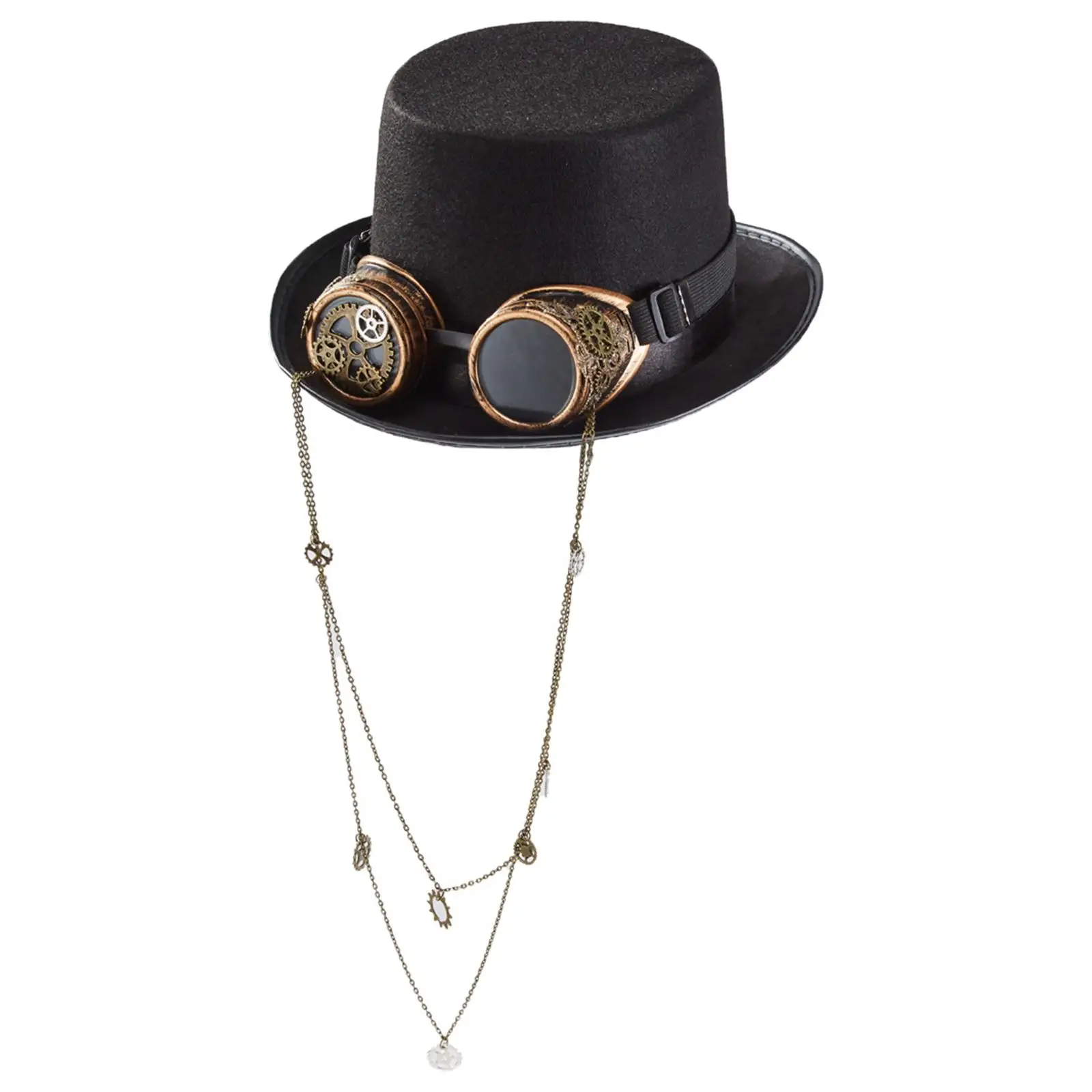 Gothic Steampunk Hat with s Black Top Hat Accessory Hat Removable DIY Costume Party Industrial Age
Gothic Steampunk Hat with s Black Top Hat Accessory Hat Removable DIY Costume Party Industrial Age