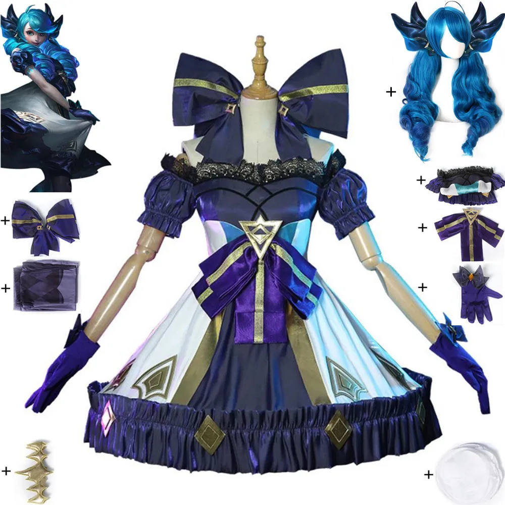 Gwen Cosplay Costume Anime Game LoL The Hallowed Seamstress Wig Sexy Woman Battle Lolita Uniform Halloween Loli Daily Dress Suit
Gwen Cosplay Costume Anime Game LoL The Hallowed Seamstress Wig Sexy Woman Battle Lolita Uniform Halloween Loli Daily Dress Suit