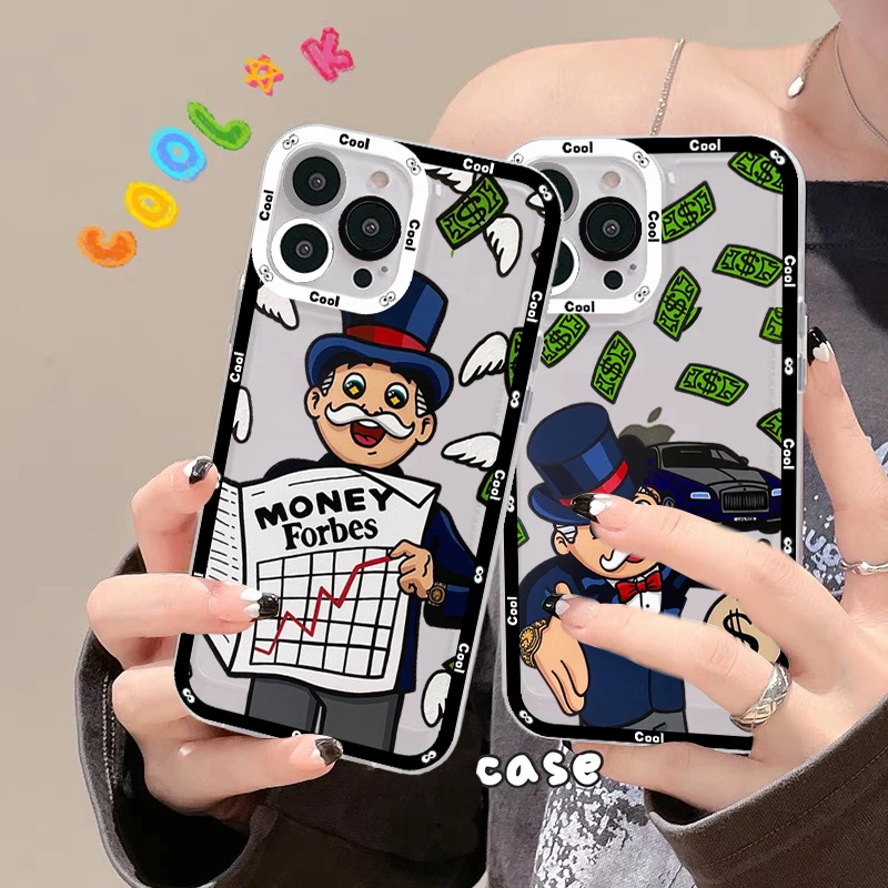 Cartoon Dollar Monopolys Phone Case For IPhone 11 12 13 Mini Pro XS MAX 8 7 6 6S Plus X 5S SE 2020 XR Clear Case
Cartoon Dollar Monopolys Phone Case For IPhone 11 12 13 Mini Pro XS MAX 8 7 6 6S Plus X 5S SE 2020 XR Clear Case