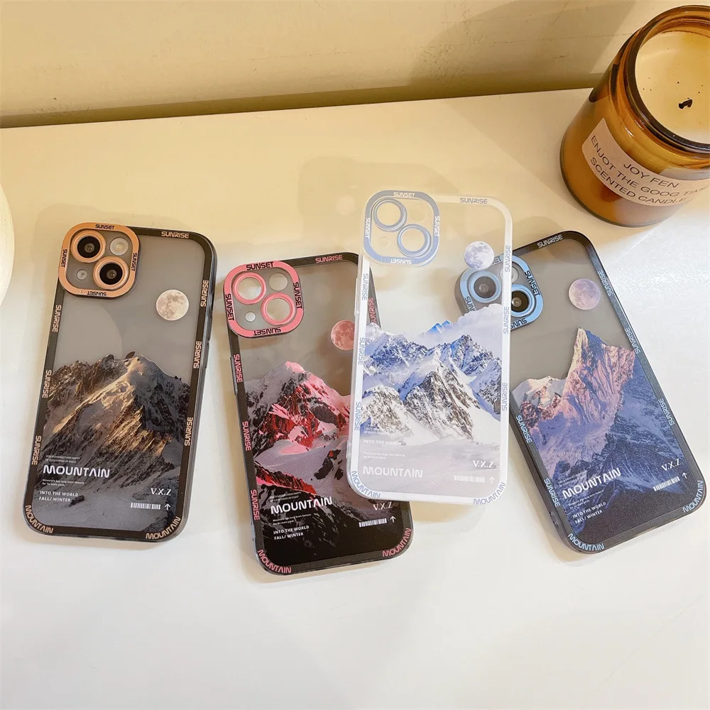 Sunset Snow Mountain Transparent Case Cover for IPhone 7 8 Plus 11 12 13 Pro X XR XS Max Shockproof Phone Case IPhone 13 Case
Sunset Snow Mountain Transparent Case Cover for IPhone 7 8 Plus 11 12 13 Pro X XR XS Max Shockproof Phone Case IPhone 13 Case