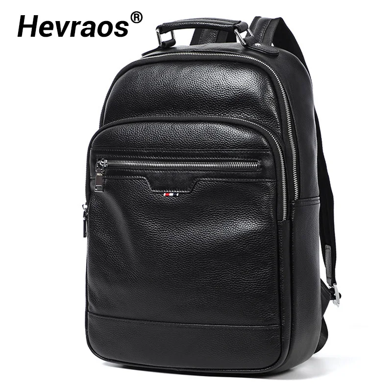 Мужской рюкзак для ноутбука 14 дюймов, из натуральной кожи 
Мужской рюкзак для ноутбука 14 дюймов, из натуральной кожи