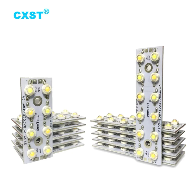 Сверхъяркие светодиодные лампы для капота автомобиля, крышка двигателя, светодиодные лампы, PCB модуль, 12 В, 24 Вт, 36 Вт, теплый белый, естественный, холодный белый