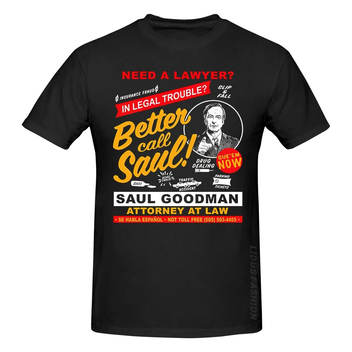

Better Call Saul Vintage Heisenberg Breaking Bad T Shirt Clothing Graphics Tshirt Short Sleeve Sweatshirt Unisex T-shirt Tee