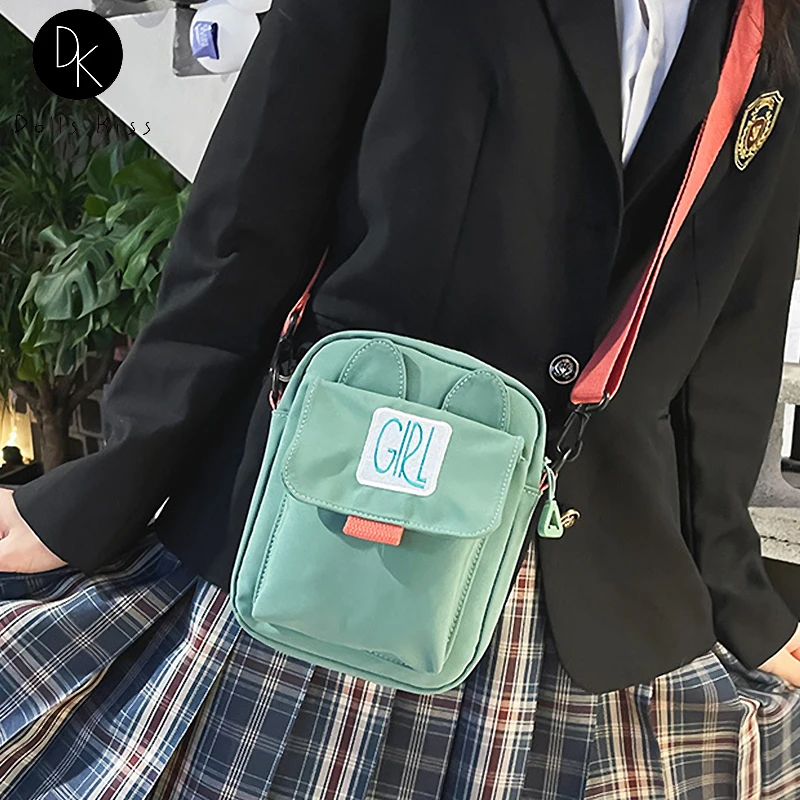 Ladies Nylon Cute Handbag Japanese Kawaii Rabbit Women Messenger Bag Simple Letter Print Shoulder Bag Harajuku Student Purses
Ladies Nylon Cute Handbag Japanese Kawaii Rabbit Women Messenger Bag Simple Letter Print Shoulder Bag Harajuku Student Purses