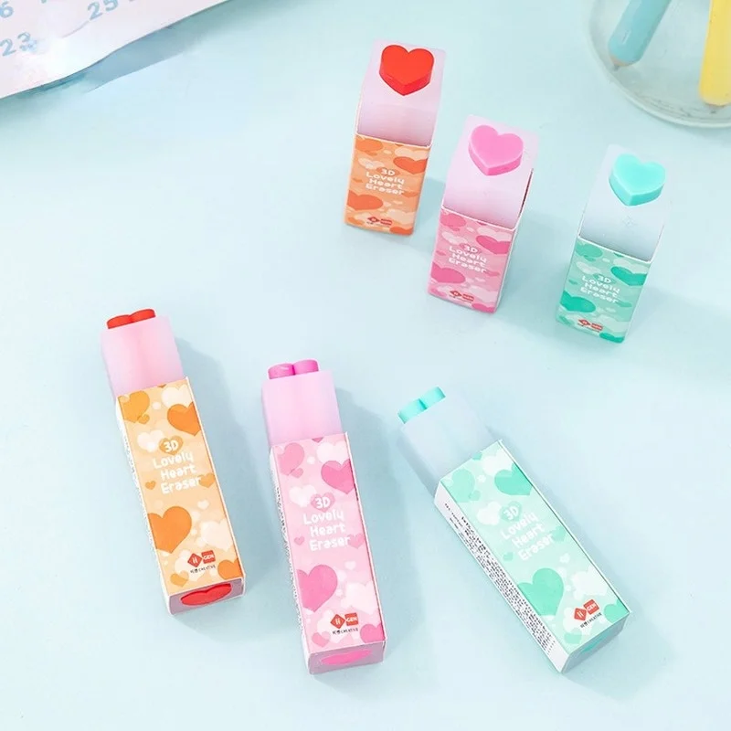 Creative 3D Love Eraser Fun Translucent Sandwich Rubber Cartoon Student Erasers Kawaii Office School Supplies Korean Stationery
Creative 3D Love Eraser Fun Translucent Sandwich Rubber Cartoon Student Erasers Kawaii Office School Supplies Korean Stationery