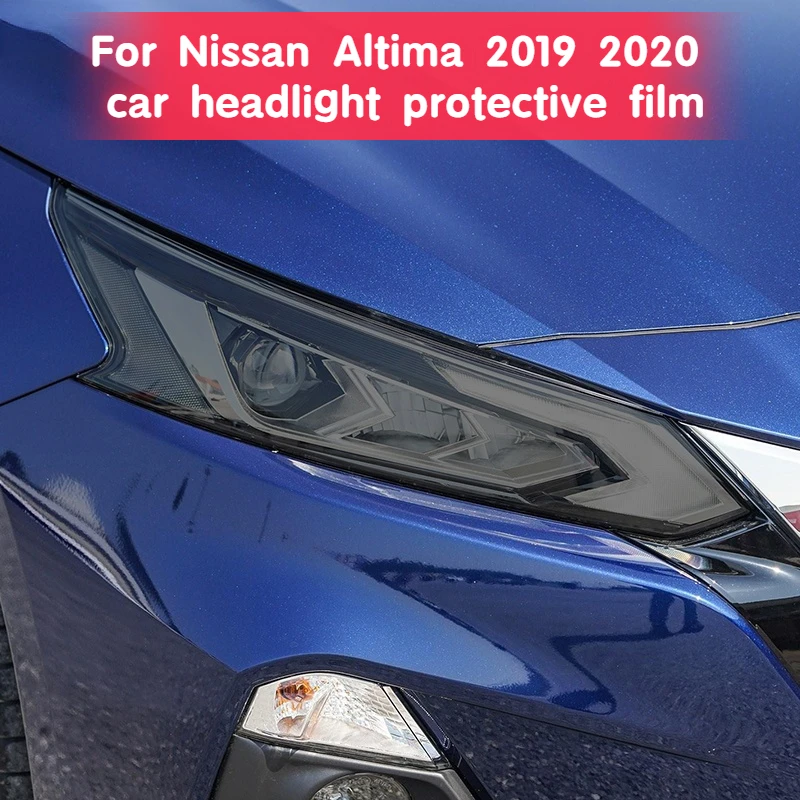 2-piece car headlight protective film headlight repair transparent black TPU sticker for Nissan Altima 2019 2020 accessories
2-piece car headlight protective film headlight repair transparent black TPU sticker for Nissan Altima 2019 2020 accessories
