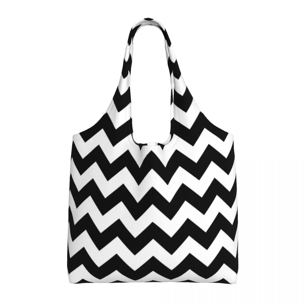 Classic Black White Striped Shopping Bag Chevron Zigzag Pattern Business Cloth Handbags Female Gift Vintage Bags
Classic Black White Striped Shopping Bag Chevron Zigzag Pattern Business Cloth Handbags Female Gift Vintage Bags