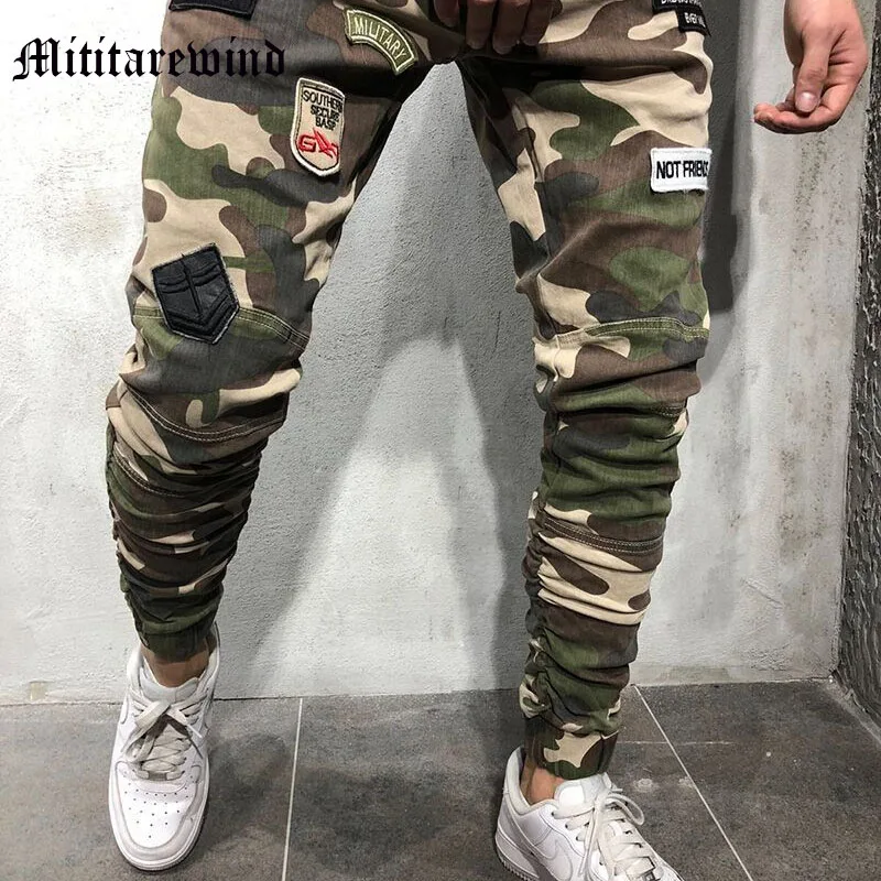 Men Distressed Denim Trousers Mid Waist Camouflage Fashion Streetwear Skinny Jeans Vintage Stretch Casual Slim Y2k Pencil Pants
Men Distressed Denim Trousers Mid Waist Camouflage Fashion Streetwear Skinny Jeans Vintage Stretch Casual Slim Y2k Pencil Pants