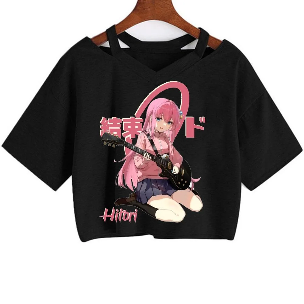 Bocchi the Rock манга Ryo yk2 Сказочный Графический короткий топ женская готическая Милая корейская мода Фея гранж футболки 
Bocchi the Rock манга Ryo yk2 Сказочный Графический короткий топ женская готическая Милая корейская мода Фея гранж футболки