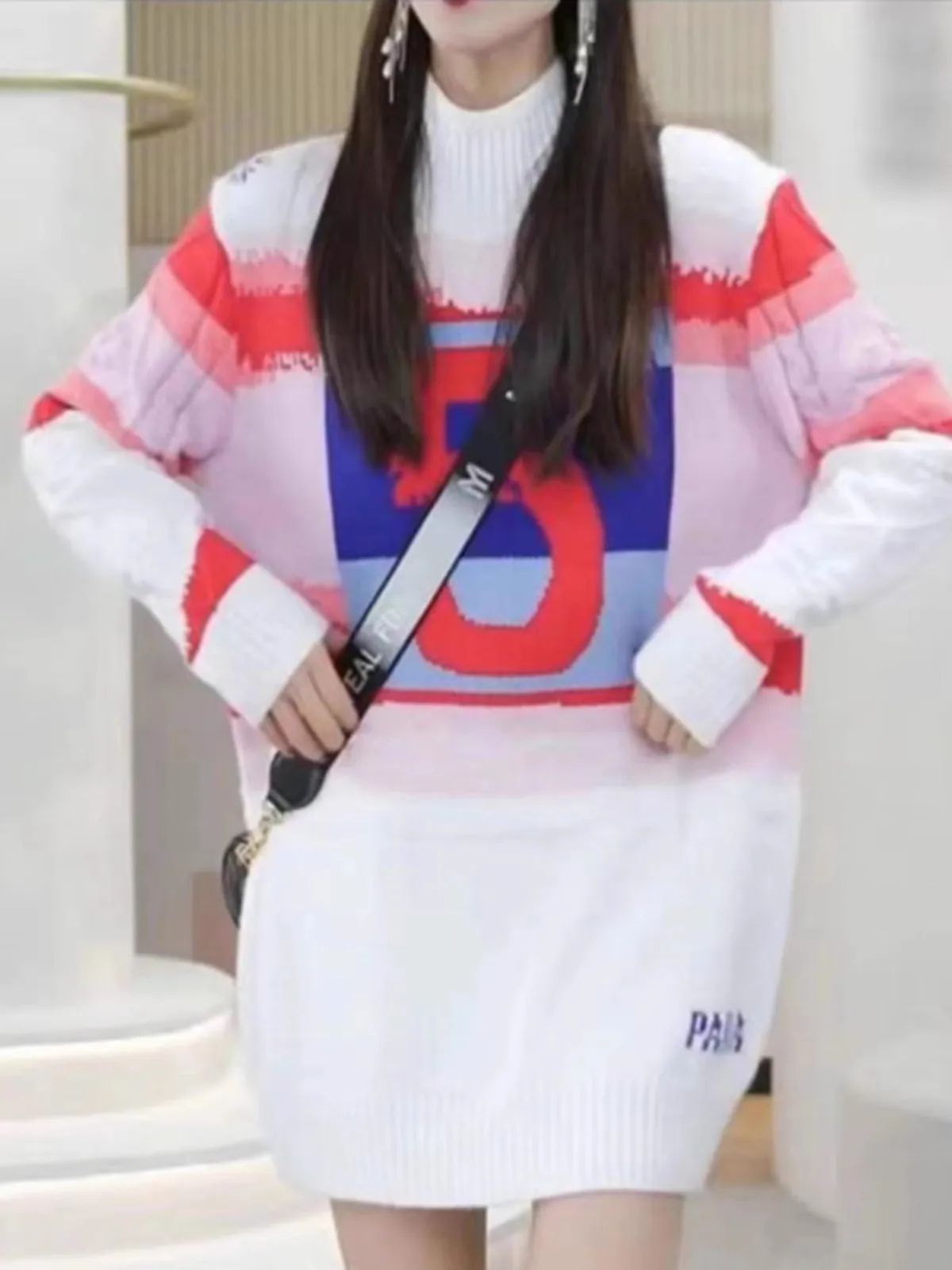 Autumn Winter Office Lady Knitwear Tops New Loose Fitting Woman Dress Long Sleeved Versatile Top Half High Neck Sweater X203
Autumn Winter Office Lady Knitwear Tops New Loose Fitting Woman Dress Long Sleeved Versatile Top Half High Neck Sweater X203