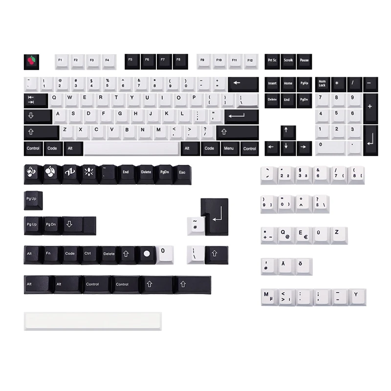 For ISO Black White Pbt Dye Subb Keycap Cherry Profile Keycaps For Qwertz Azerty MX Keyboard Key Cap
For ISO Black White Pbt Dye Subb Keycap Cherry Profile Keycaps For Qwertz Azerty MX Keyboard Key Cap