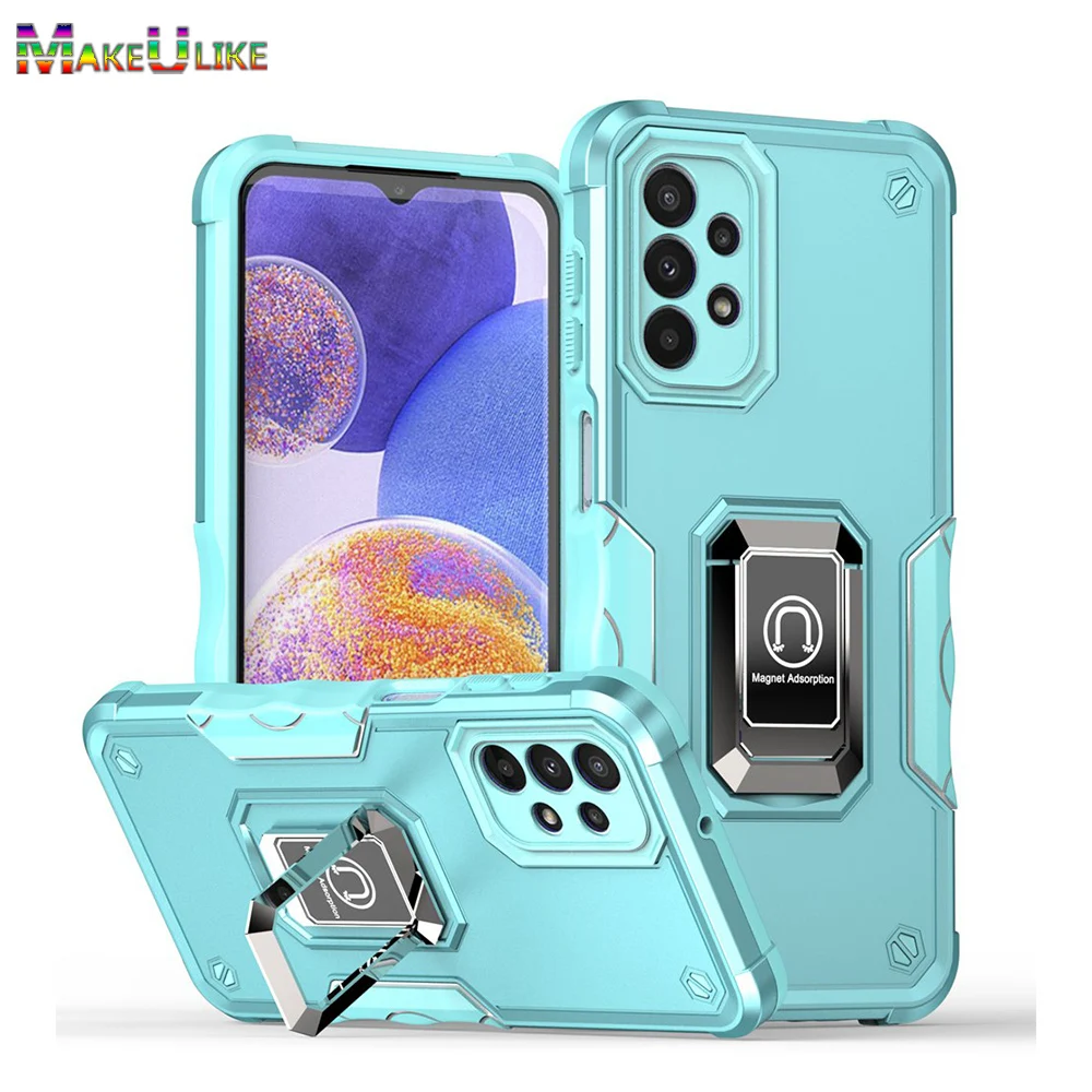 For Samsung Galaxy A23 4G 5G Case Ring Armor Shockproof Phone Cover for Samsung A33 A53 A73 A13 A23 M53 5G Case With Stand
For Samsung Galaxy A23 4G 5G Case Ring Armor Shockproof Phone Cover for Samsung A33 A53 A73 A13 A23 M53 5G Case With Stand