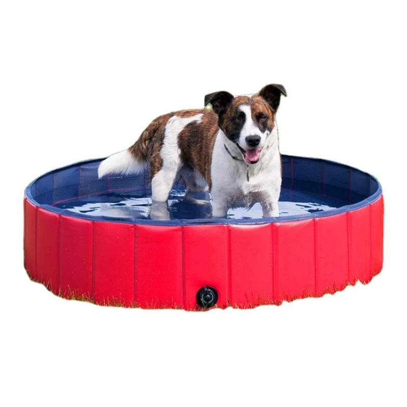 

Портативный складной плавательный бассейн для домашних животных, ванна для собак 120x30 см