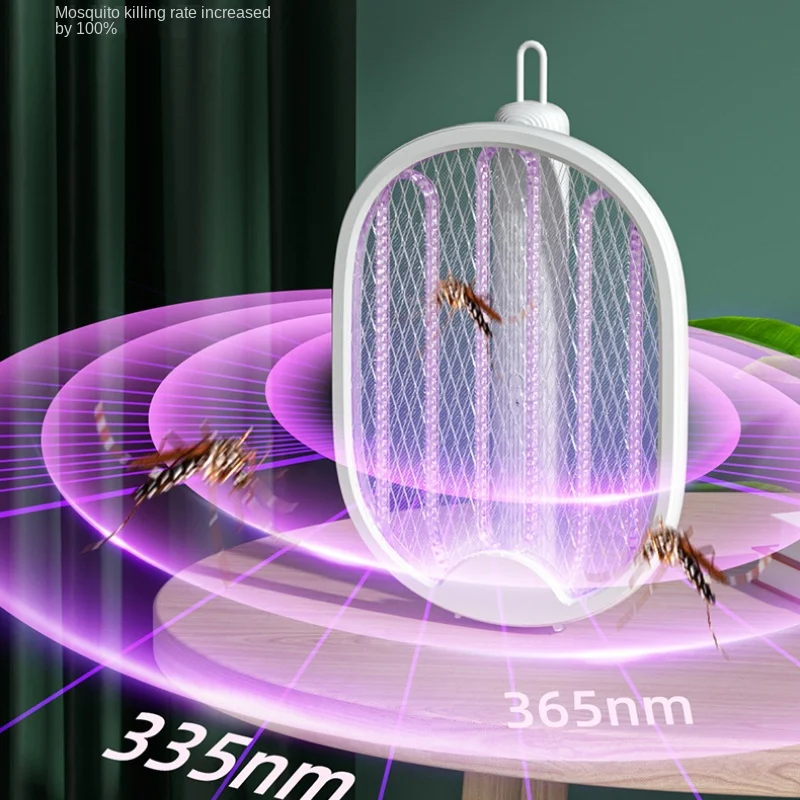 Foldable Electric Mosquito Killer Fly Swatter Trap USB Rechargeable Mosquito Racket Insect Killer with UV Light 3000V
Foldable Electric Mosquito Killer Fly Swatter Trap USB Rechargeable Mosquito Racket Insect Killer with UV Light 3000V