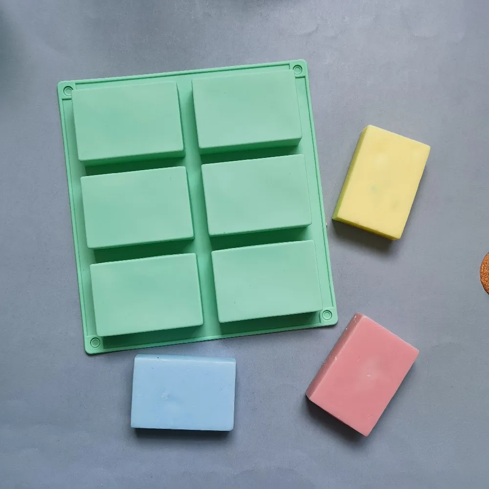1pc 6 Cavity Square Soap Silicone Mold for Making Soaps 3D Diy Handmade Mould Decoration Wax Candle Cake Tray Tools
1pc 6 Cavity Square Soap Silicone Mold for Making Soaps 3D Diy Handmade Mould Decoration Wax Candle Cake Tray Tools