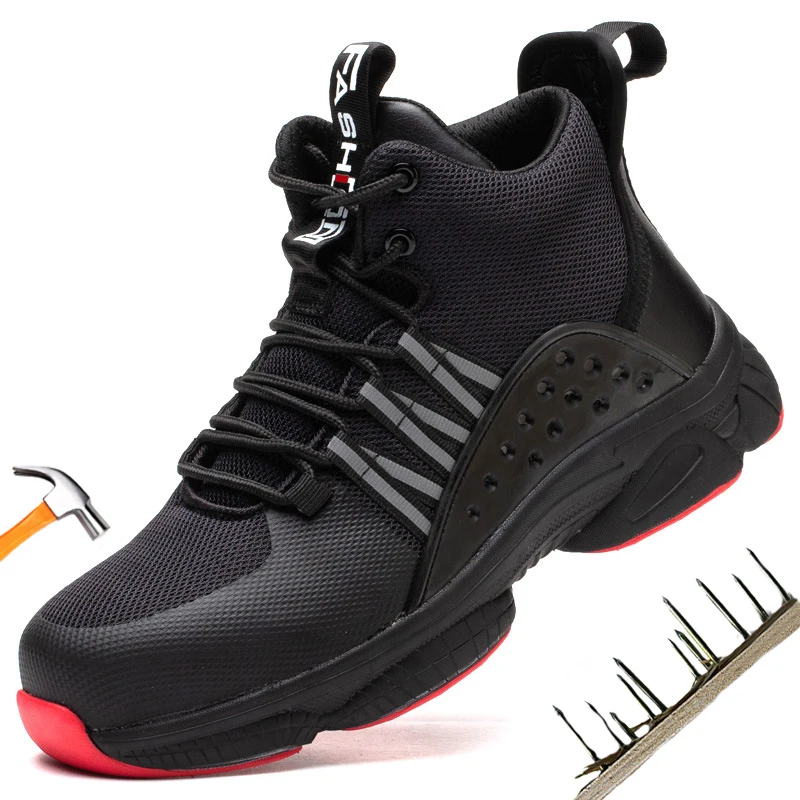 Men's Workplace Steel Toe Cap Safety Shoes Anti-puncture Anti-static Work Shoes Lightweight Breathable Outdoor Non-slip Sneaker
Men's Workplace Steel Toe Cap Safety Shoes Anti-puncture Anti-static Work Shoes Lightweight Breathable Outdoor Non-slip Sneaker