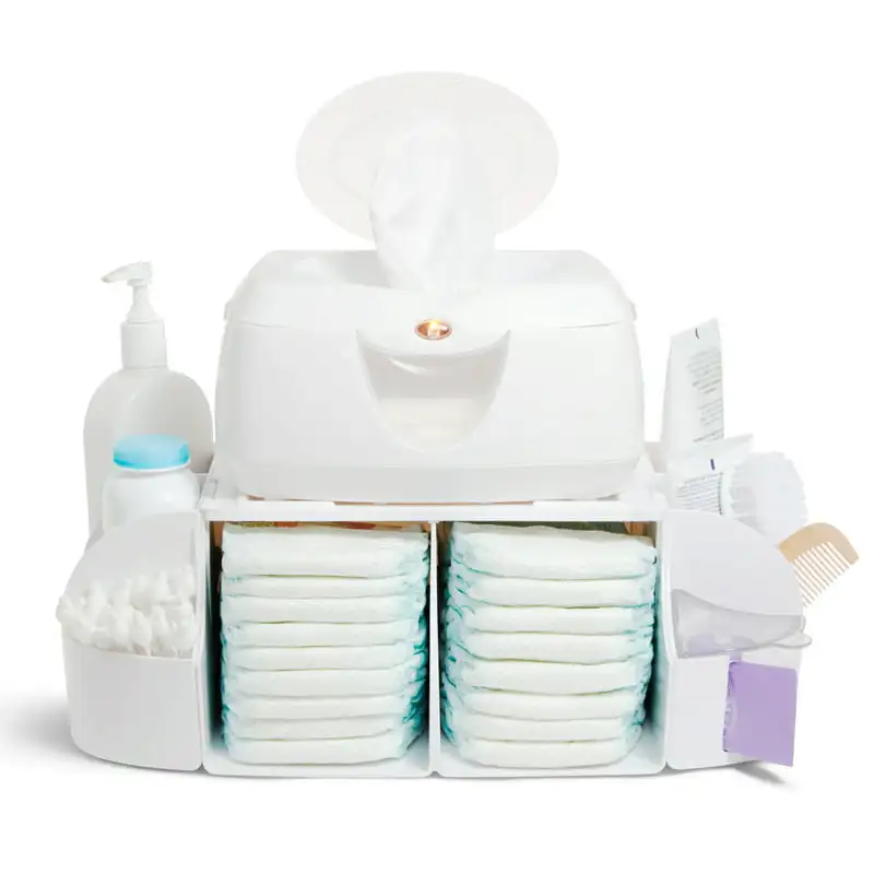 

Diaper Change Stacker Organizer, White