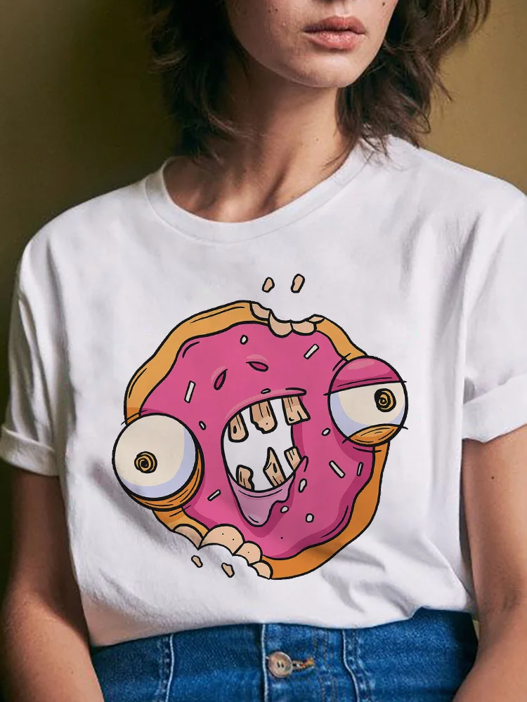 Scary Donut Zombie Cartoon Women T Shirt White Black Harajuku Kawaii Spring Summer Tshirt Casual Tumblr Fashion Tops Tee
Scary Donut Zombie Cartoon Women T Shirt White Black Harajuku Kawaii Spring Summer Tshirt Casual Tumblr Fashion Tops Tee