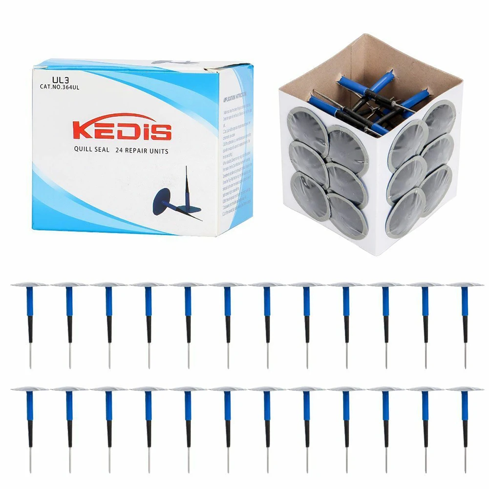Lightweight Multifunctional Car Accessories Patch Tyre Plug Universal 24 Pcs/1 Set 3.6cm/1.42in High Temperature
Lightweight Multifunctional Car Accessories Patch Tyre Plug Universal 24 Pcs/1 Set 3.6cm/1.42in High Temperature