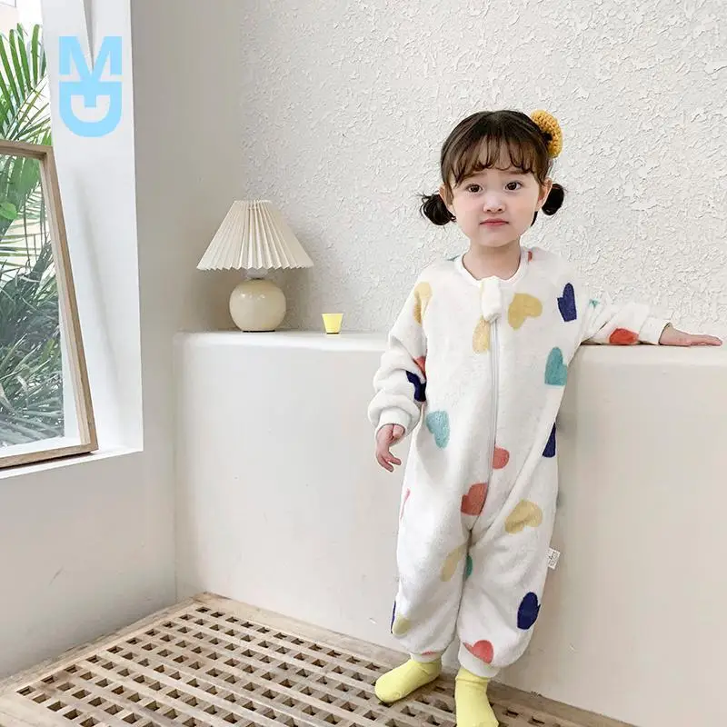 New Spring Autumn and Winter Children's Pajamas One-piece Flannel Thicken Boys Girls Home Clothes Fleece Baby Blanket Sleepers
New Spring Autumn and Winter Children's Pajamas One-piece Flannel Thicken Boys Girls Home Clothes Fleece Baby Blanket Sleepers
