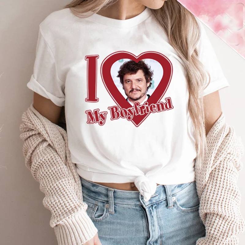2000s гранж Графические футболки женские хлопковые с коротким рукавом I Love My Boy с Педро Паскалем смешная одежда с круглым вырезом Женские топы
2000s гранж Графические футболки женские хлопковые с коротким рукавом I Love My Boy с Педро Паскалем смешная одежда с круглым вырезом Женские топы