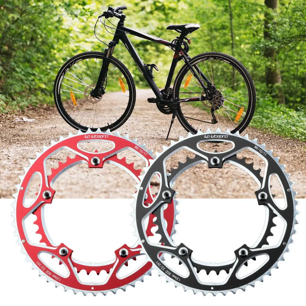 Litepro130BCD Round Lightweight Design Crankset Tooth Plate Aluminum Alloy 53T-39T Double Disc Bike Chain Bicycle Accessories
Litepro130BCD Round Lightweight Design Crankset Tooth Plate Aluminum Alloy 53T-39T Double Disc Bike Chain Bicycle Accessories