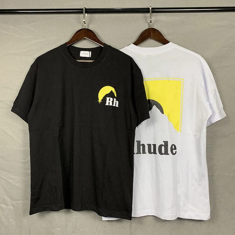 RHUDE Oversized T Shirt Men Women Cotton T-shirts Round Neck High-Quality Rhude Top Tees
RHUDE Oversized T Shirt Men Women Cotton T-shirts Round Neck High-Quality Rhude Top Tees