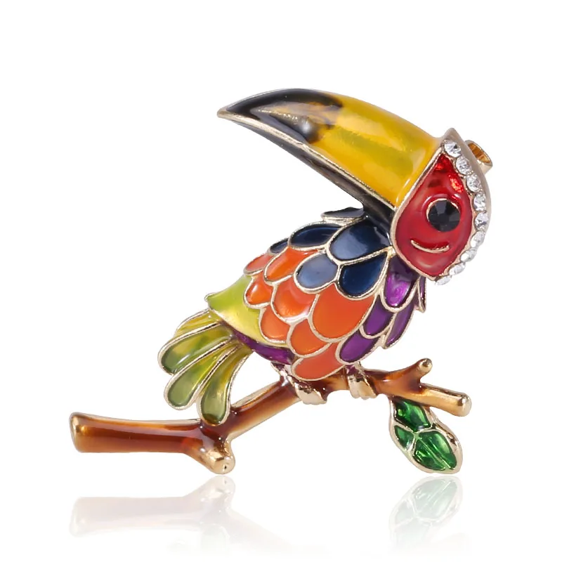 Suit Jacket Accessories Corsage New Cartoon Dripping Parrot Brooch
Suit Jacket Accessories Corsage New Cartoon Dripping Parrot Brooch