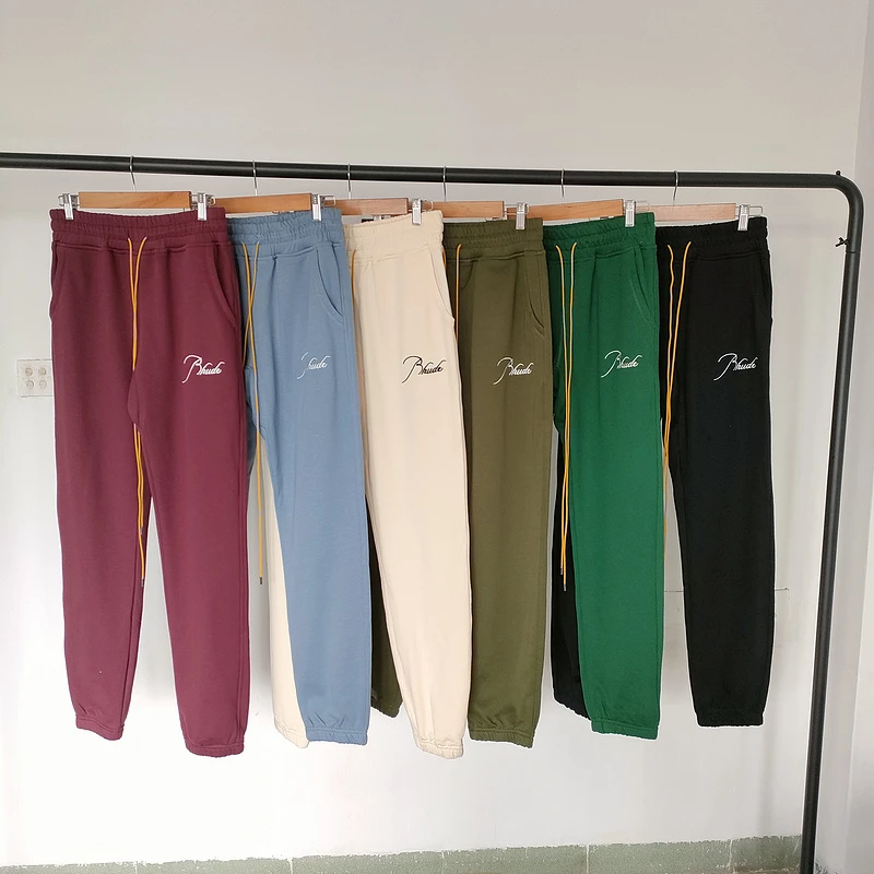 Outdoor Leisure Men Women Top Version Loose Drawstring Joggers RHUDE Elastic Waist Pants Embroidery Letter Rhude Sweatpants
Outdoor Leisure Men Women Top Version Loose Drawstring Joggers RHUDE Elastic Waist Pants Embroidery Letter Rhude Sweatpants