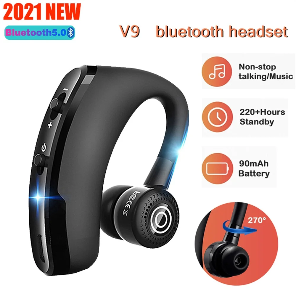 Headphone V9 Bluetooth-compatible Earphone Hands-free Wireless Headset Noise Control With Microphone High Quality Stereo Audio
Headphone V9 Bluetooth-compatible Earphone Hands-free Wireless Headset Noise Control With Microphone High Quality Stereo Audio