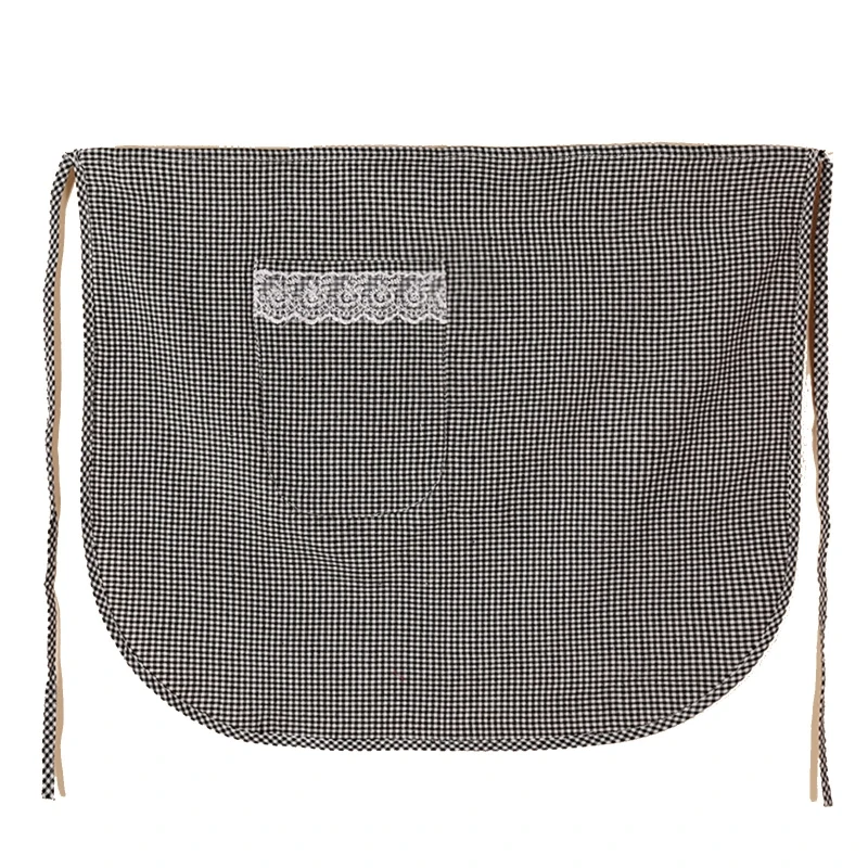 Фартук на талию с кружевным карманом Регулируемая Талия галстук официантка маслостойкий нагрудник для женщин мужчин унисекс кафе 
Фартук на талию с кружевным карманом Регулируемая Талия галстук официантка маслостойкий нагрудник для женщин мужчин унисекс кафе