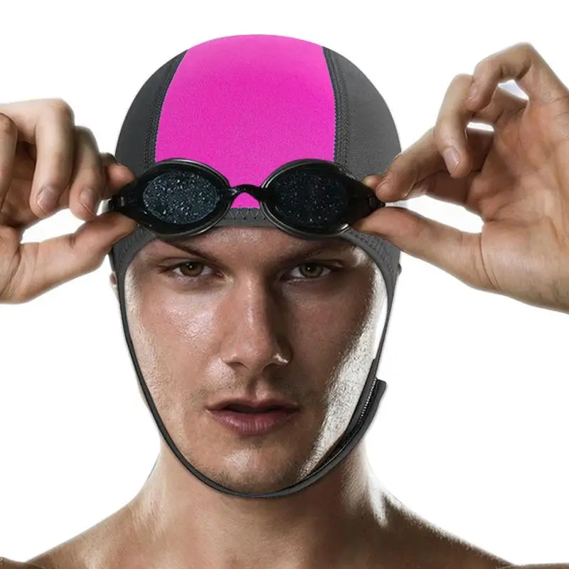 

Шапка для плавания, 2,5 мм, Неопреновая шапка для дайвинга, профессиональный тканевый зимний холодостойкий гидрокостюм, накидка на голову, шлем, купальник