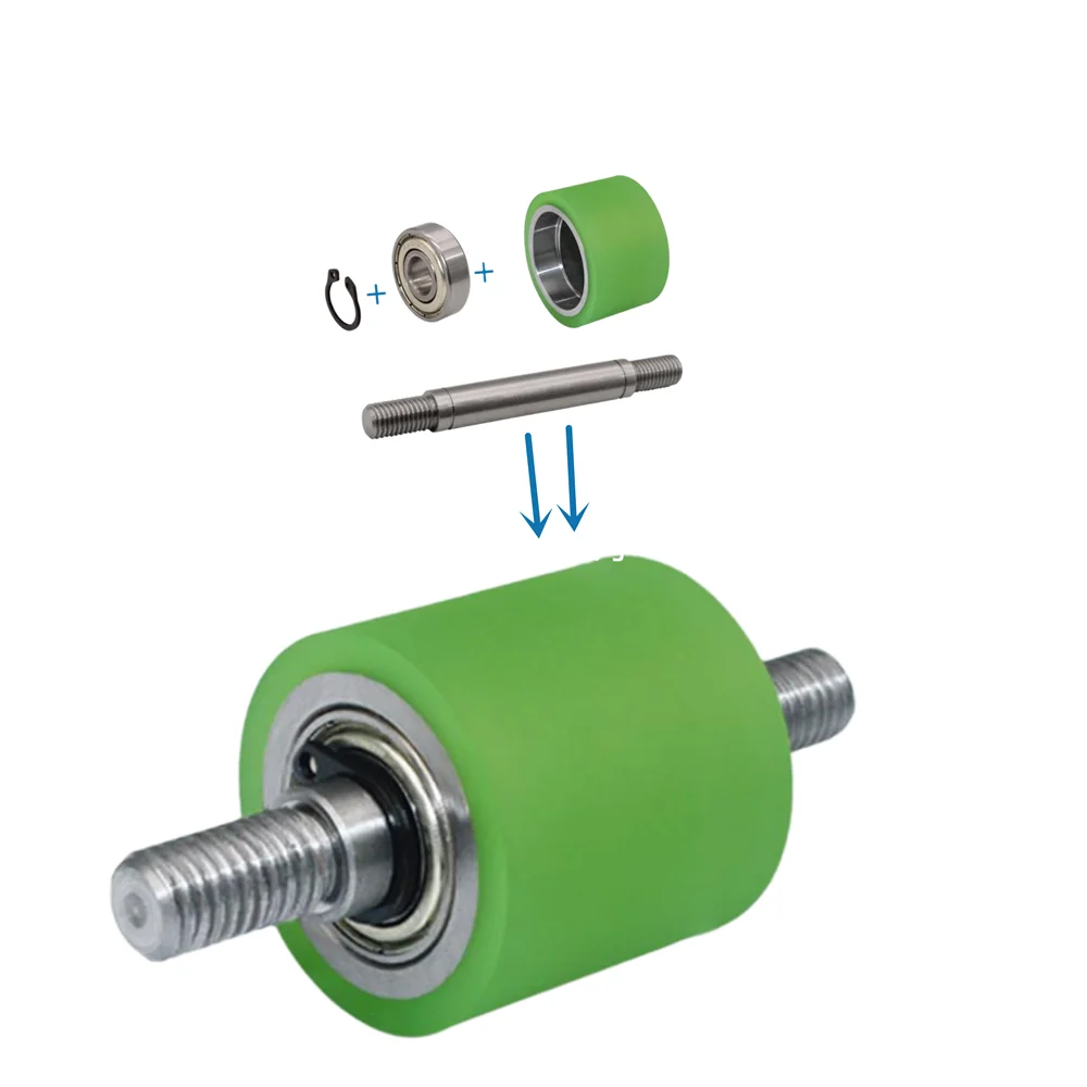Diameter 30mm Double tooth with shaft polyurethane PU bearing Driven pulley,Mute Guide wheel Double bearing
Diameter 30mm Double tooth with shaft polyurethane PU bearing Driven pulley,Mute Guide wheel Double bearing
