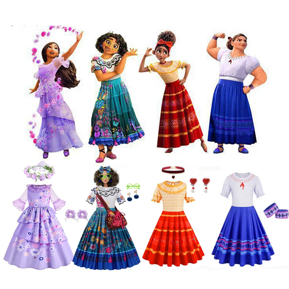 Carnival Party Purple Princess Dress for Girls Isabella Cosplay Encanto Costume Kids Isabella Encanto Dress
Carnival Party Purple Princess Dress for Girls Isabella Cosplay Encanto Costume Kids Isabella Encanto Dress