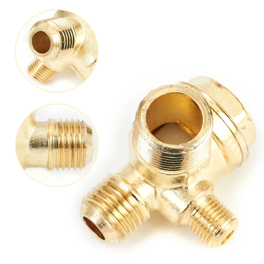 Check Valve 3 Port Check Valves Connector Zinc Alloy Male Thread Connectors Tools For Air Compressors Parts 10/14/16mm
Check Valve 3 Port Check Valves Connector Zinc Alloy Male Thread Connectors Tools For Air Compressors Parts 10/14/16mm
