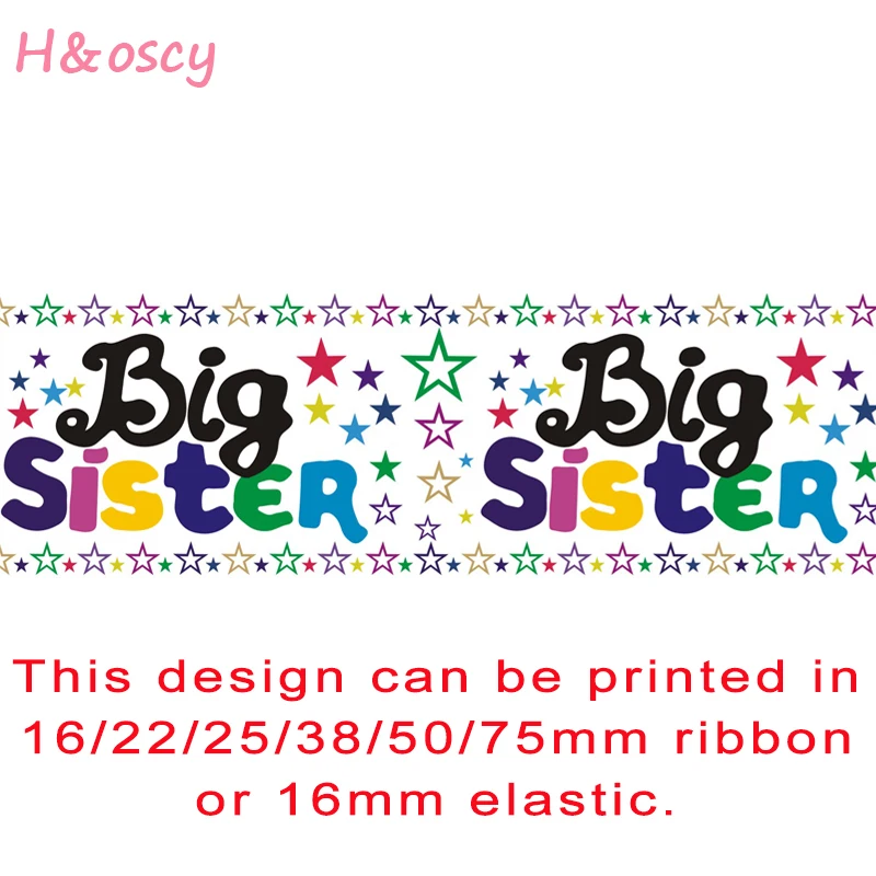 50 ярдов корсажная лента с принтом Big Sister, складывающаяся эластичная лента для самостоятельного украшения
50 ярдов корсажная лента с принтом Big Sister, складывающаяся эластичная лента для самостоятельного украшения