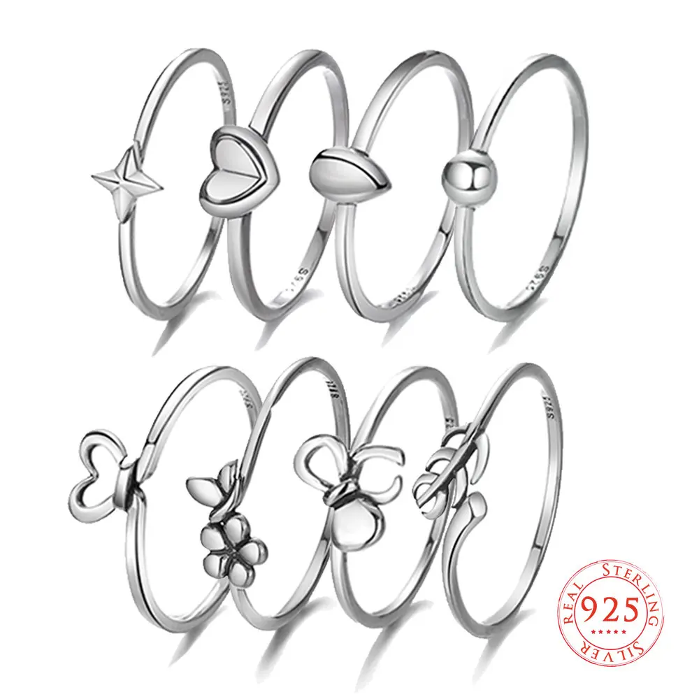 Rosheng Real 925 Sterling Silver Simple Thin Pendant Finger Ring for Women Fashion Jewelry Party Anniversary Wedding Gifts
Rosheng Real 925 Sterling Silver Simple Thin Pendant Finger Ring for Women Fashion Jewelry Party Anniversary Wedding Gifts