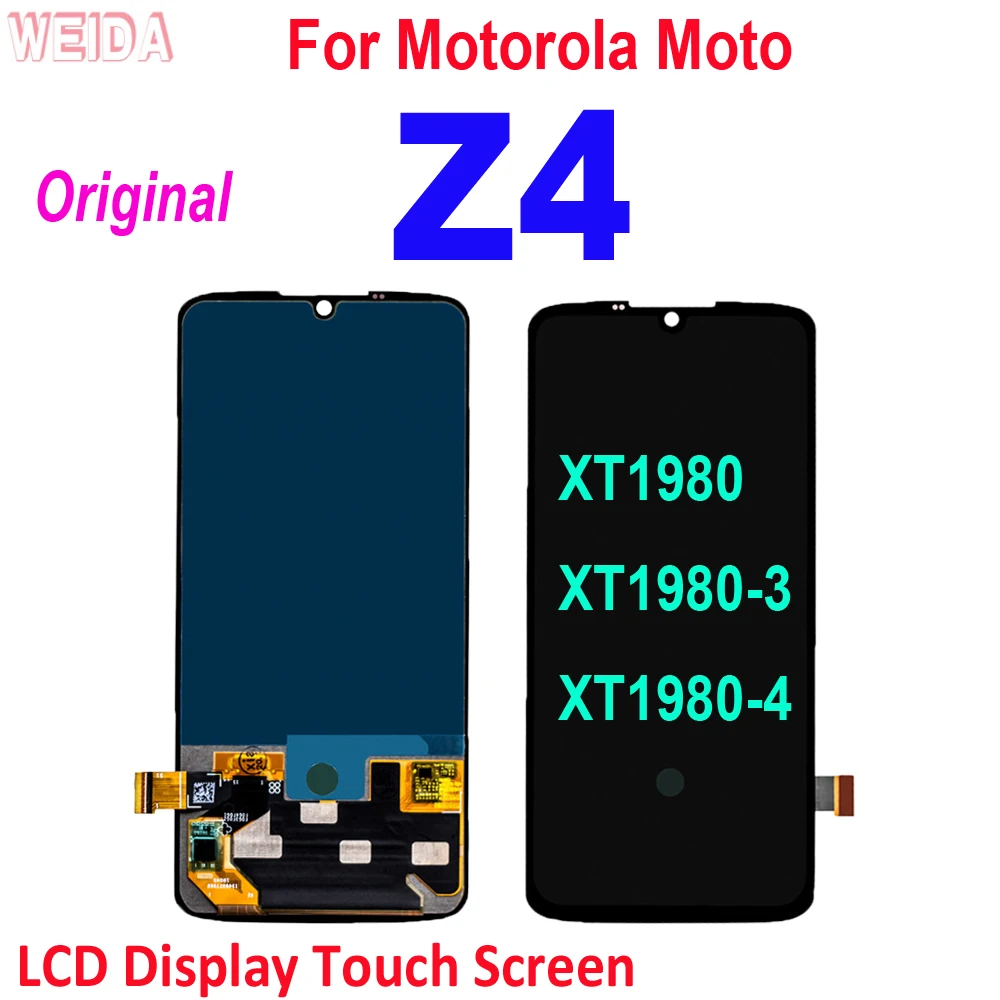 Оригинальный ЖК-дисплей 6,4 дюйма для Motorola Moto Z4, ЖК-дисплей с сенсорным экраном и дигитайзером в сборе для Moto Z4, дисплей XT1980/XT1980-
Оригинальный ЖК-дисплей 6,4 дюйма для Motorola Moto Z4, ЖК-дисплей с сенсорным экраном и дигитайзером в сборе для Moto Z4, дисплей XT1980/XT1980-