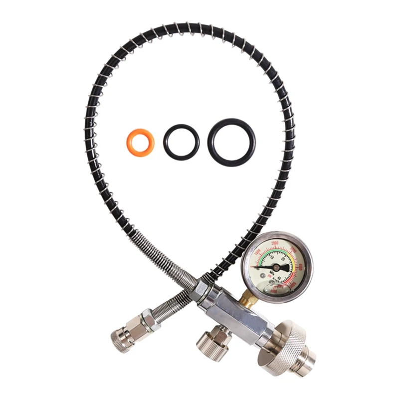 Upgrade 24Inch HPA Fill Station Charging Adaptor Adaptor From Scuba Tank W/Din 232/300Bar Connector For PCP Air Refill
Upgrade 24Inch HPA Fill Station Charging Adaptor Adaptor From Scuba Tank W/Din 232/300Bar Connector For PCP Air Refill