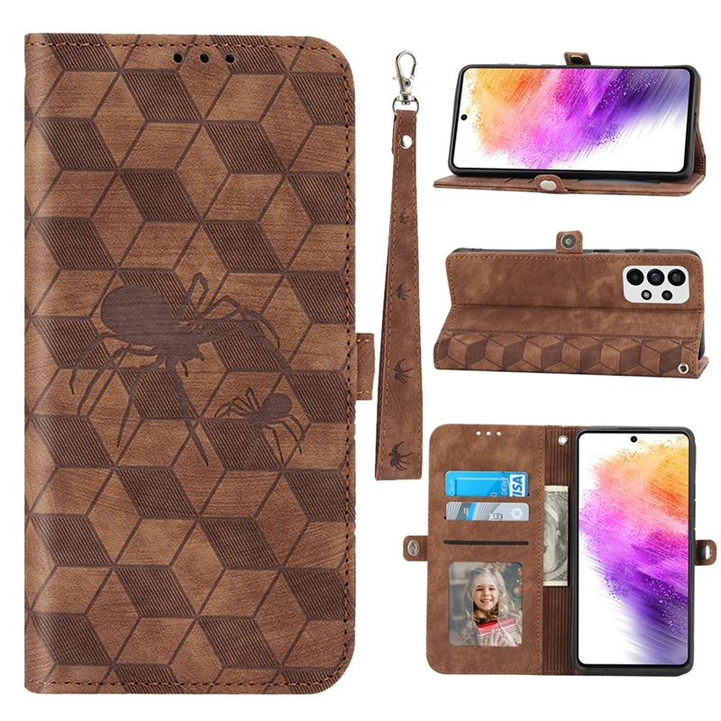 Cool Embossed Spider Skin Feel PU Leather Wallet Case for Samsung Galaxy A12 A13 A33 A53 A73 A22 A32 A52 Flip Cover for S22 S21
Cool Embossed Spider Skin Feel PU Leather Wallet Case for Samsung Galaxy A12 A13 A33 A53 A73 A22 A32 A52 Flip Cover for S22 S21