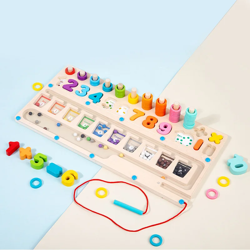 Children Montessori Toy Magnetic Pen Moving Ball Game Color Sorting Counting Board Fine Motor Training Math Educational Toys
Children Montessori Toy Magnetic Pen Moving Ball Game Color Sorting Counting Board Fine Motor Training Math Educational Toys