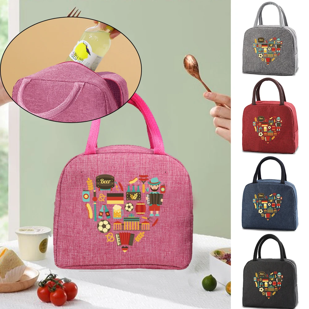 Thermal Food Picnic Lunch Bag Cooler Lunch Bag Portable Insulated Bento Box Tote Hiking Camping Food Storage Pouch for Women
Thermal Food Picnic Lunch Bag Cooler Lunch Bag Portable Insulated Bento Box Tote Hiking Camping Food Storage Pouch for Women
