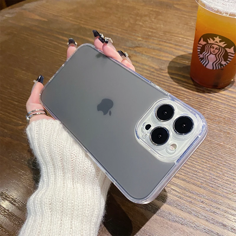 Luxury Acrylic Matte Shockproof Case for iPhone 13 12 11 Pro Max X XS XR XsMax Transparent Silicone Anti-Fingerprint Cover
Luxury Acrylic Matte Shockproof Case for iPhone 13 12 11 Pro Max X XS XR XsMax Transparent Silicone Anti-Fingerprint Cover