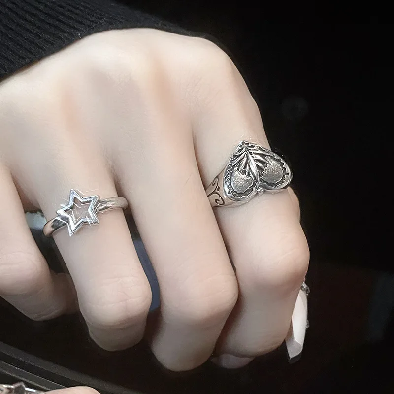 Simple Retro Personality Love Open Ring Unisex Simple Index Finger Ring Cocktail Banquet Jewelry Accessories
Simple Retro Personality Love Open Ring Unisex Simple Index Finger Ring Cocktail Banquet Jewelry Accessories