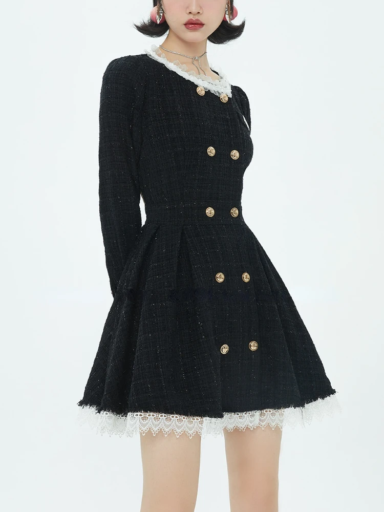 Winter French Vintage Mini Dress Women Korean Fashion Lace Elegant Party Y2k Dress Female Long Sleeve Sweet One Piece Dress 2022
Winter French Vintage Mini Dress Women Korean Fashion Lace Elegant Party Y2k Dress Female Long Sleeve Sweet One Piece Dress 2022