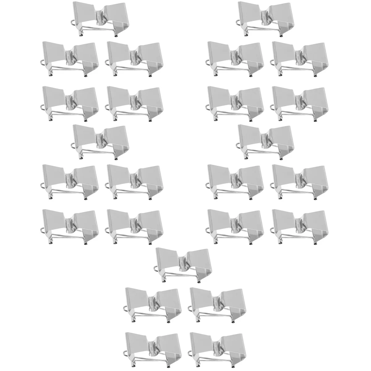 25 шт., металлические зажимы для рамки из нержавеющей стали 
25 шт., металлические зажимы для рамки из нержавеющей стали