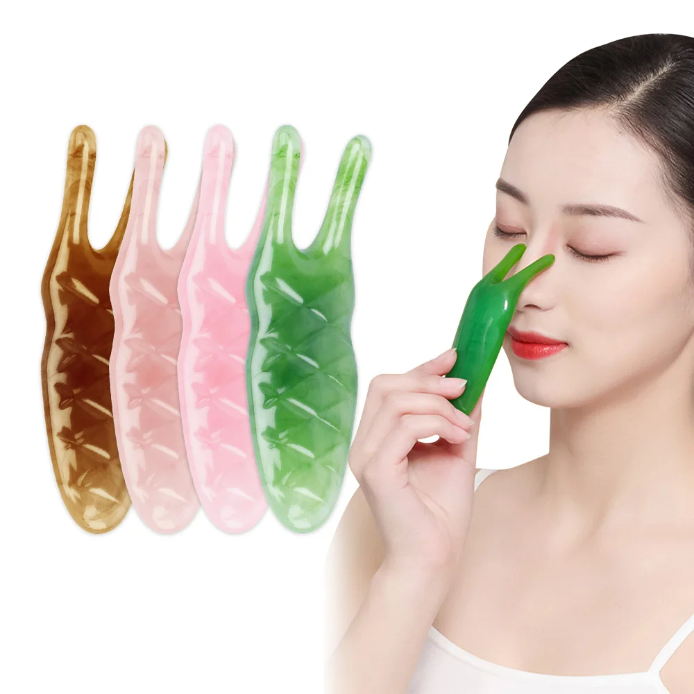 Natural Resin Nose Massagers Two-pronged Nose Scrapers Health Care Massagers Facial Beauty Bar Beauty Stick Nose Massager VShape
Natural Resin Nose Massagers Two-pronged Nose Scrapers Health Care Massagers Facial Beauty Bar Beauty Stick Nose Massager VShape
