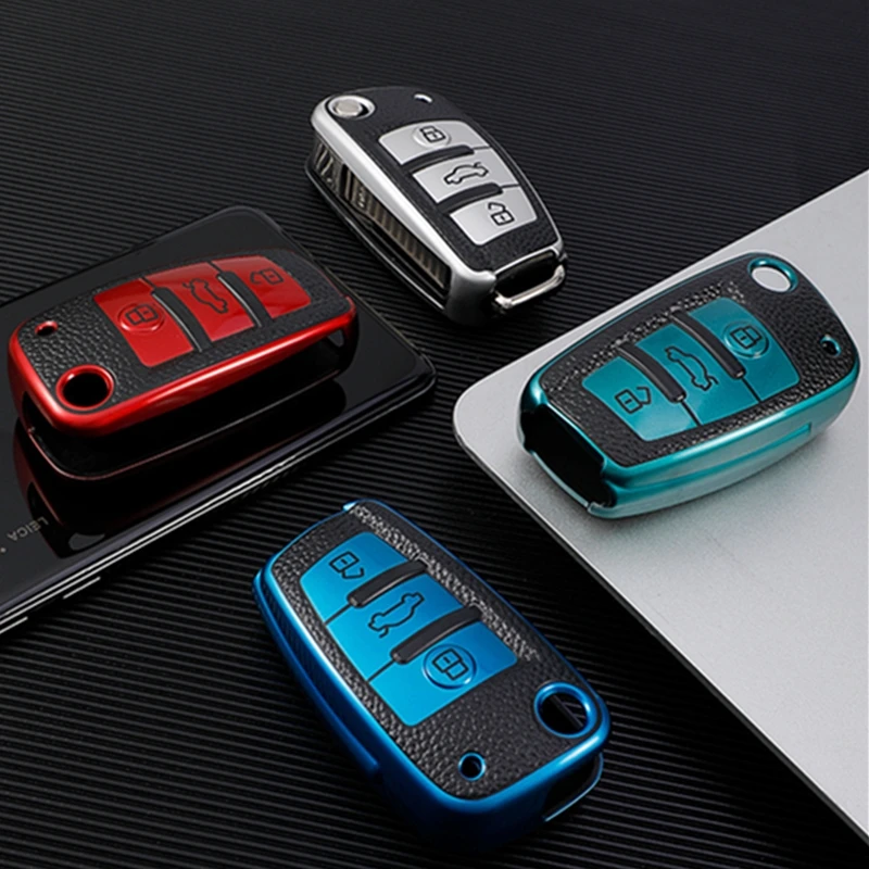 Car Accessories Auto Remote Key Leather TPU Case Cover For Audi C6 R8 A1 A3 Q3 A4 A5 Q5 A6 A7 S6 B6 B7 B8 8P 8V 8L TT RS Sline
Car Accessories Auto Remote Key Leather TPU Case Cover For Audi C6 R8 A1 A3 Q3 A4 A5 Q5 A6 A7 S6 B6 B7 B8 8P 8V 8L TT RS Sline